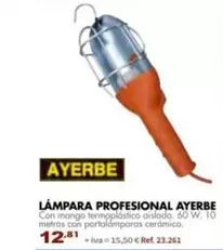Oferta de Ayerbe - Lámpara Profesional por 12,81€ en Coferdroza
