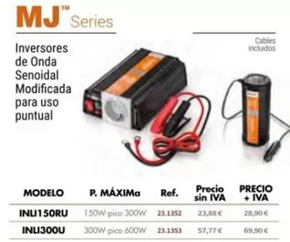 Oferta de Inversores De Onda Senoidal Modificada Para Uso Puntual  en Coferdroza