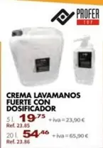Oferta de Crema Lavamanos Fuerte Con Dosificador por 19,75€ en Coferdroza