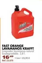 Oferta de Krafft - Fast Orange Lavamanos por 16,49€ en Coferdroza
