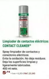 Oferta de Limpiador De Contactos Electricos Contact Cleaner por 5,74€ en Coferdroza