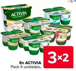Oferta de Activia - Pack 4 Unidades                                       en Carrefour
