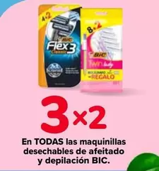 Oferta de BIC - En Todas Las Maquinillas Desechables De Afeitado Y Depilacion en Carrefour