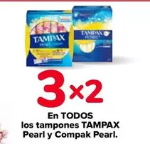 Oferta de Tampax - En Todos Los Tampones Pearl Y Compak Pearl en Carrefour