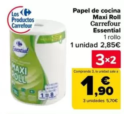 Oferta de Carrefour - Papel De Cocina Maxi Roll Essential en Carrefour