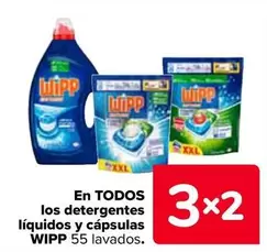 Oferta de Wipp - En Todos Los Detergentes Líquidos Y Capsulas en Carrefour