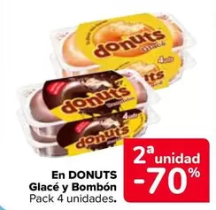 Oferta de En Donuts Glacé Y Bombon en Carrefour