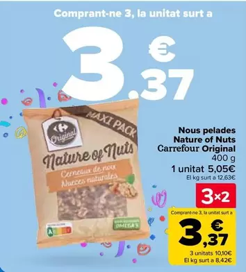 Oferta de Carrefour - Nueces Peladas  Nature Of Nuts  Original en Carrefour