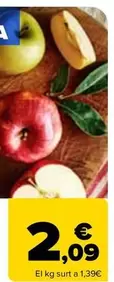 Oferta de Carrefour El Mercado - Manzana Golden  O Roja  por 2,09€ en Carrefour