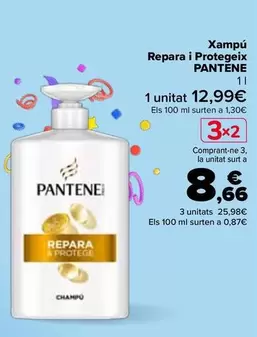 Oferta de Pantene - Champú  Repara Y Protege   en Carrefour