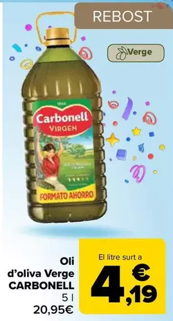 Oferta de Carbonell - Aceite De Oliva Virgen por 20,95€ en Carrefour