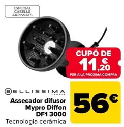 Oferta de Bellissima - Secador Difusor Mypro Diffon DF1 3000 por 56€ en Carrefour