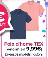 Oferta de TEX - Polo Hombre por 9,99€ en Carrefour