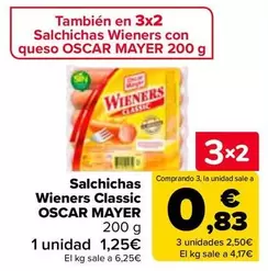 Oferta de Oscar Mayer - Salchichas Wieners Classic en Carrefour