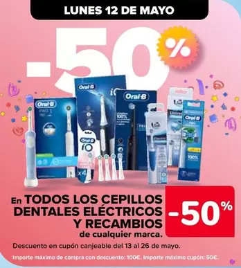 Oferta de En Todos Los Cepillos Dentales Electricos Y Recambios en Carrefour