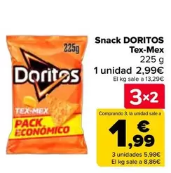 Oferta de Doritos - Snack Tex-mex en Carrefour