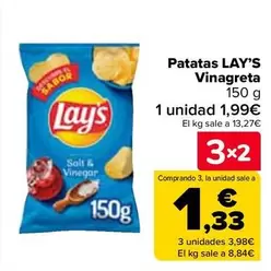 Oferta de Lay's - Patatas  Vinagreta en Carrefour