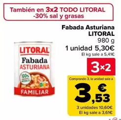 Oferta de Litoral - Fabada Asturiana  en Carrefour