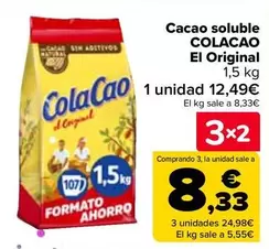 Oferta de Colacao - Cacao Soluble  El Original en Carrefour