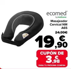 Oferta de Ecomed - Masajeador Cervical NM A65 por 19,9€ en Carrefour