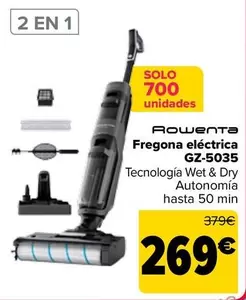 Oferta de Rowenta - Fregona Eléctrica GZ-5035 por 269€ en Carrefour