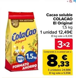 Oferta de Cola Cao - Cacao Soluble El Original en Carrefour