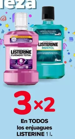 Oferta de Listerine - En Todos Los Enjuagues en Carrefour