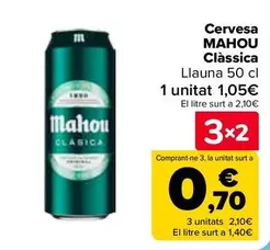 Oferta de Mahou - Cerveza Clasica en Carrefour