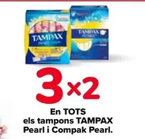 Oferta de Tampax - En Todos Los Tampones Pearl Y Compak Pearl en Carrefour