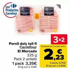 Oferta de Carrefour - Jamón Cocido Loncha Fina El Mercado en Carrefour