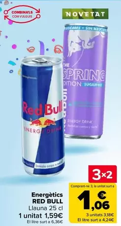 Oferta de Red Bull - Energéticos en Carrefour