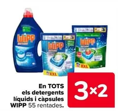 Oferta de Wipp - En Todos Los Detergentes Líquidos Y Capsulas en Carrefour