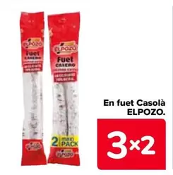 Oferta de Elpozo - En Fuet Casero en Carrefour