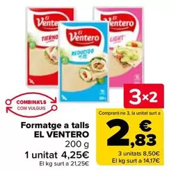 Oferta de El Ventero - Queso En Lonchas en Carrefour
