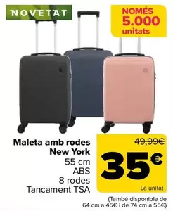Oferta de Trolley New York  por 35€ en Carrefour