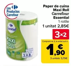Oferta de Carrefour - Papel De Cocina Maxi Roll Essential en Carrefour