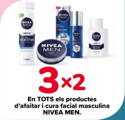 Oferta de Nivea - En Todos Los Productos Para El Afeitado Y Cuidado Facial Masculino Men en Carrefour