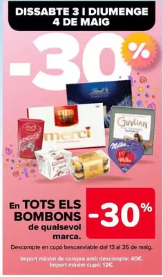 Oferta de En Todas Los Bombones De Cualquier Marca en Carrefour