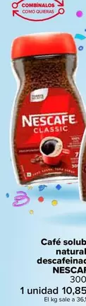 Oferta de Nescafé - Café Soluble Natural O Descafeinado  en Carrefour