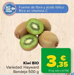 Oferta de Kiwi Bio por 3,35€ en Carrefour