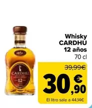 Oferta de Cardhu - Whisky  12 Años por 30,9€ en Carrefour