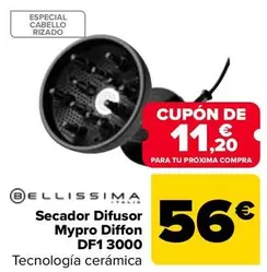Oferta de Bellissima - Secador Difusor Mypro Diffon DF1 3000 por 56€ en Carrefour