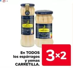 Oferta de Carretilla - En Todos Los Esparragos Y Yemas en Carrefour