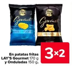 Oferta de Lay's - En Patatas Fritas Gourmet Y Onduladas en Carrefour