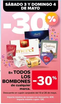 Oferta de En Todas Los Bombones De Cualquier Marca en Carrefour