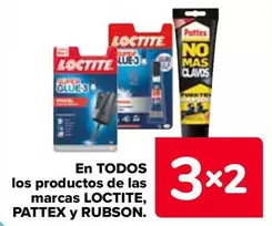 Oferta de Loctite/Pattex/Rubson - En Todos Los Productos De Las Marcas en Carrefour