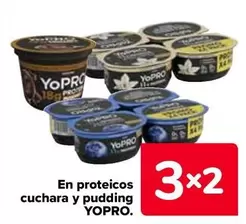 Oferta de Yopro - En Proteicos Cuchara Y Pudding en Carrefour