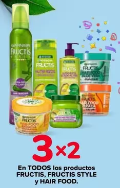Oferta de Garnier - En Todos Los Productos Fructis/ Fructis Style Y Hair Food en Carrefour