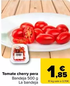 Oferta de Tomate Cherry Pera por 1,85€ en Carrefour