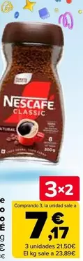 Oferta de Nescafé - Café Soluble Natural O Descafeinado  en Carrefour